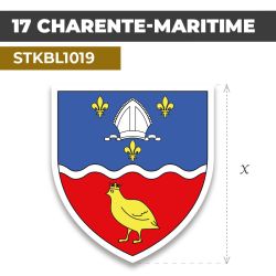Sticker | 17 DÉPARTEMENT DE LA CHARENTE MARITIME | Blason