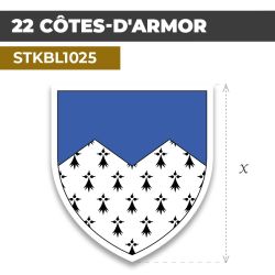 Sticker | 22 DÉPARTEMENT DES CÔTES D'ARMOR | Blason