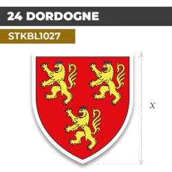 Sticker | 24 DÉPARTEMENT DE LA DORDOGNE | Blason