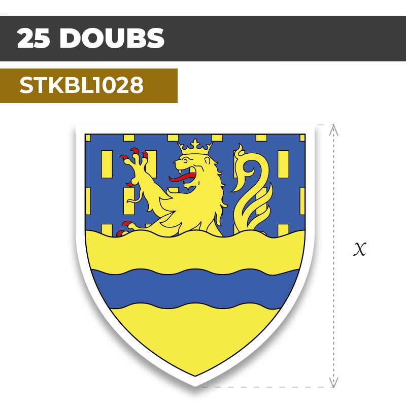 Sticker | 25 DÉPARTEMENT DU DOUBS | Blason