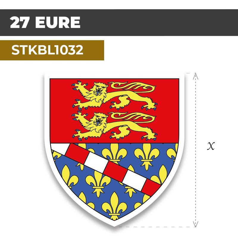 Sticker | 27 DÉPARTEMENT DE L'EURE | Blason