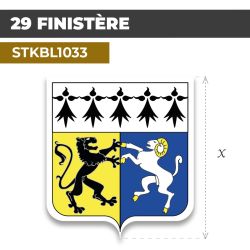 Sticker | 29 DÉPARTEMENT DU FINISTERE | Blason