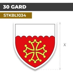 Sticker | 30 DÉPARTEMENT DU GARD | Blason
