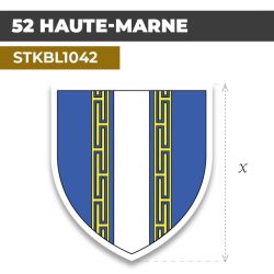 Sticker | 52 DÉPARTEMENT DE LA HAUTE-MARNE | Blason