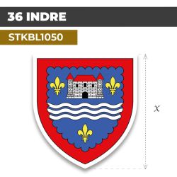 Sticker | 36 DÉPARTEMENT DE L'INDRE | Blason