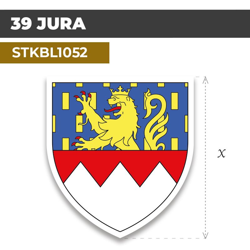 Sticker | 39 DÉPARTEMENT DU JURA | Blason