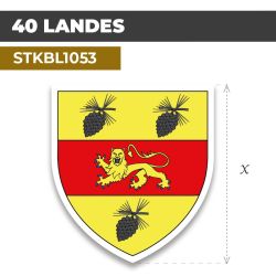 Sticker | 40 DÉPARTEMENT DES LANDES | Blason