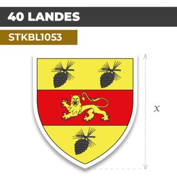 Sticker | 40 DÉPARTEMENT DES LANDES | Blason
