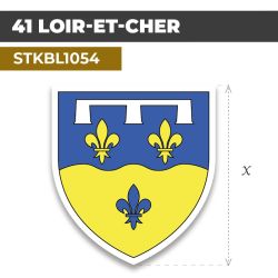 Sticker | 41 DÉPARTEMENT DU LOIR-ET-CHER | Blason