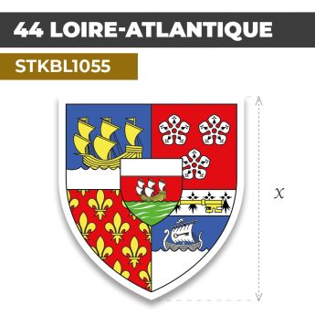 Sticker | 44 DÉPARTEMENT DE LA LOIRE ATLANTIQUE | Blason