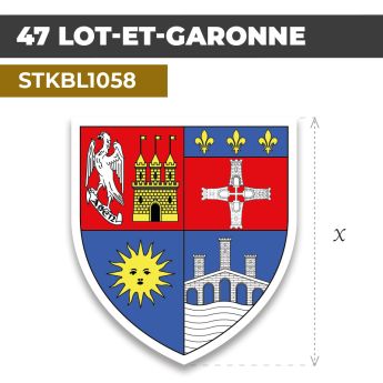 Sticker | 47 DÉPARTEMENT DU LOT-ET-GARONNE | Blason