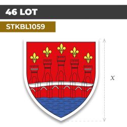 Sticker | 46 DÉPARTEMENT DU LOT | Blason