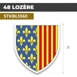 Sticker | 48 DÉPARTEMENT DE LA LOZÈRE | Blason