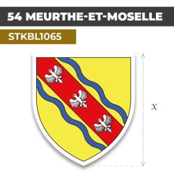 Sticker | 54 DÉPARTEMENT DE LA MEURTHE-ET-MOSELLE | Blason