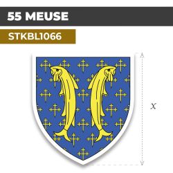 Sticker | 55 DÉPARTEMENT DE LA MEUSE | Blason