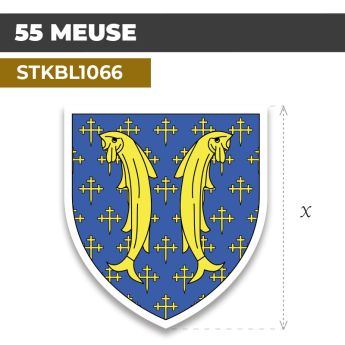 Sticker | 55 DÉPARTEMENT DE LA MEUSE | Blason