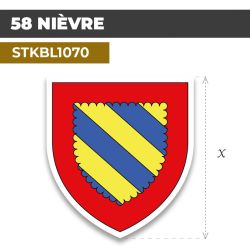 Sticker | DÉPARTEMENT DE LA NIÈVRE | Blason