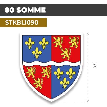 Sticker | 80 DÉPARTEMENT DE LA SOMME | Blason