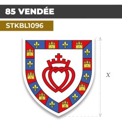Sticker | 85 DÉPARTEMENT DE LA VENDÉE | Blason