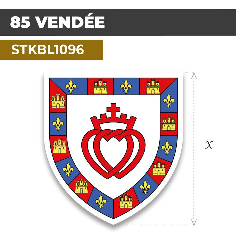 Sticker | 85 DÉPARTEMENT DE LA VENDÉE | Blason