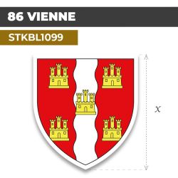 Sticker | 86 DÉPARTEMENT DE LA VIENNE | Blason