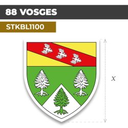 Sticker | 88 DÉPARTEMENT DES VOSGES | Blason