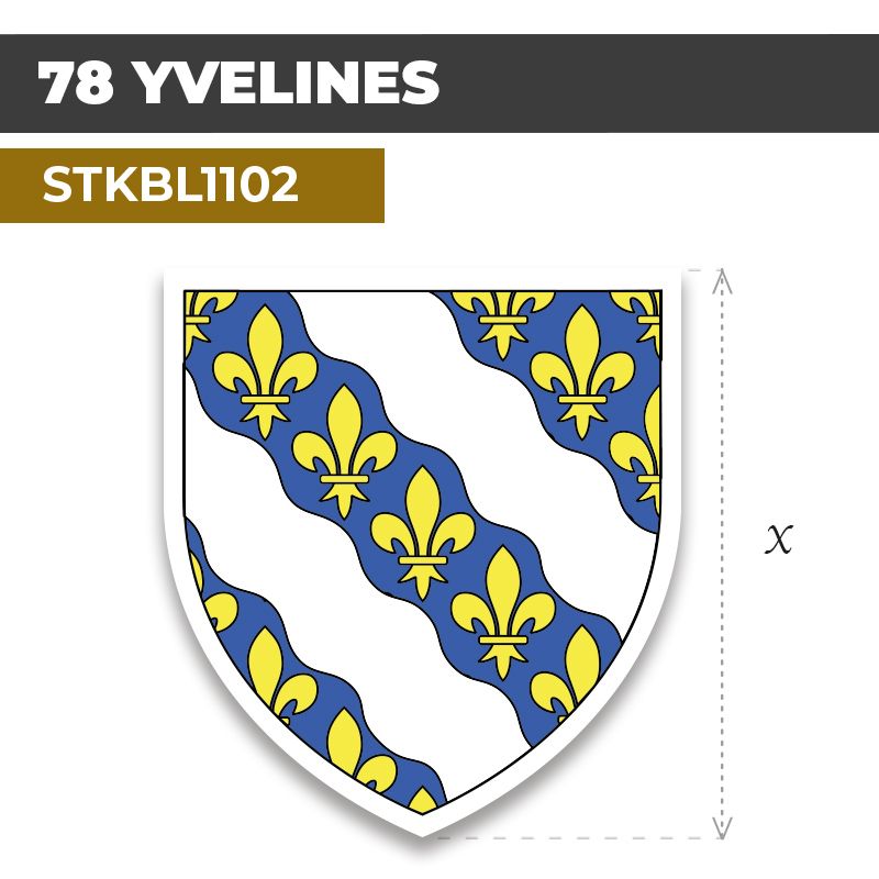 Sticker | 78 DÉPARTEMENT DES YVELINES | Blason