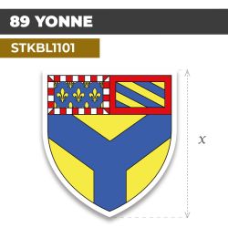 Sticker | 89 DÉPARTEMENT DE L'YONNE | Blason