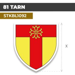 Sticker | 81 DÉPARTEMENT DU TARN | Blason