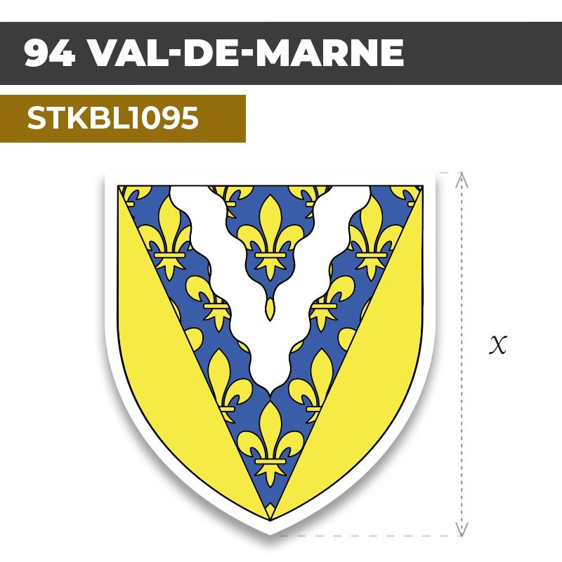 Sticker | 94 DÉPARTEMENT DU VAL-DE-MARNE | Blason