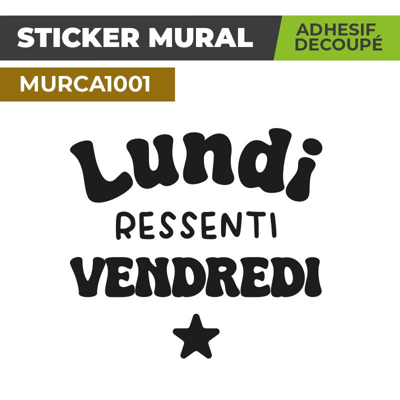 Sticker Mural | XXX | Adhésif Découpé