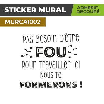 Sticker Mural | XXX | Adhésif Découpé