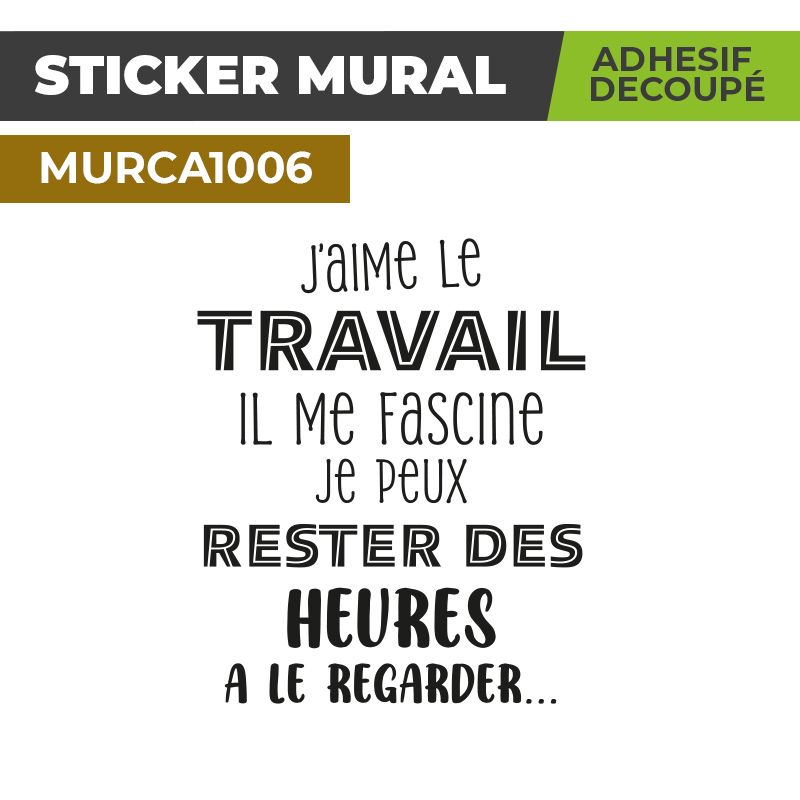 Sticker Mural | XXX | Adhésif Découpé