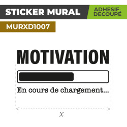 Sticker Mural | MOTIVATION...