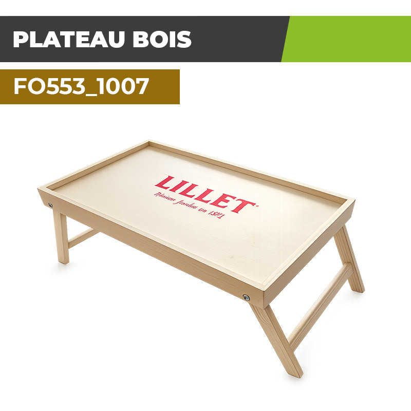 Support Bois | PLATEAU BOIS| Personnalisation Logo