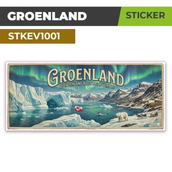 Autocollant LE GROENLAND N'EST PAS A VENDRE | Sticker