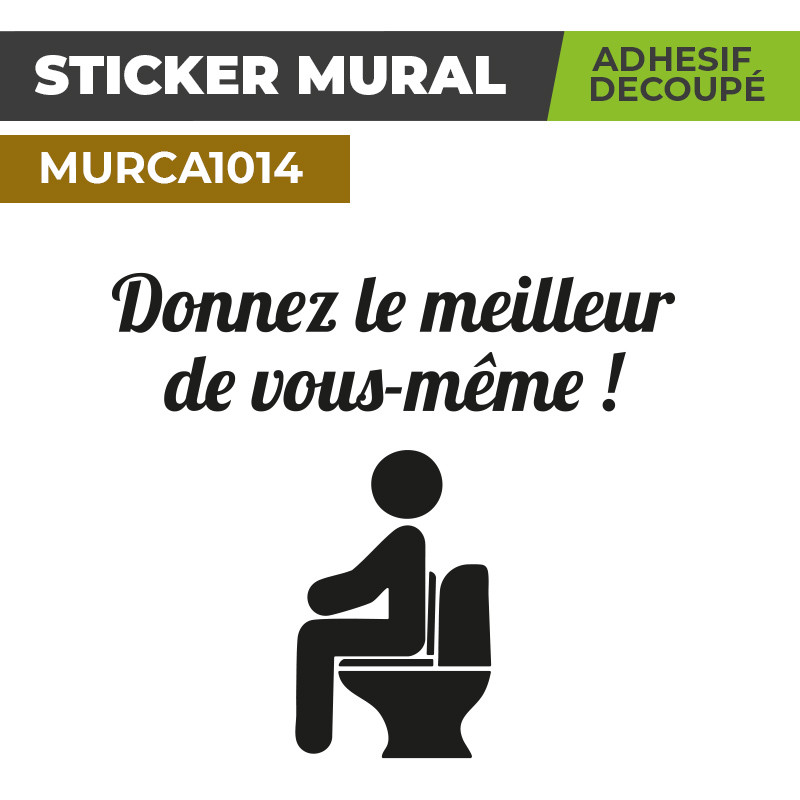 Sticker Mural | LE MEILLEUR DE VOUS-MÊME| Adhésif Découpé