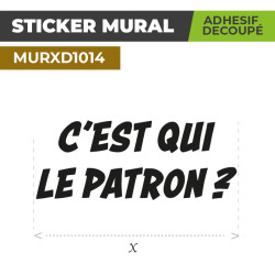 Sticker Mural | C'EST QUI...