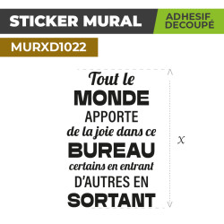 Sticker Mural | LA JOIE AU...