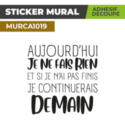 Sticker Mural | JE NE FAIS...