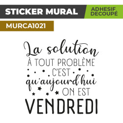 Sticker Mural | LA SOLUTION...