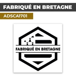 Autocollant | Fabriqué en BRETAGNE | Drapeau Breton| ADSCA1701