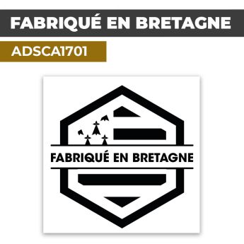 Autocollant | Fabriqué en BRETAGNE | Drapeau Breton| ADSCA1701