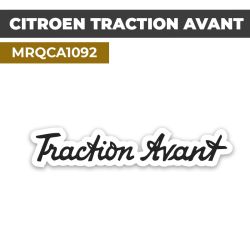 Autocollant TRACTION AVANT CITROEN | Stickers Logo Vintage | MRQCA1092