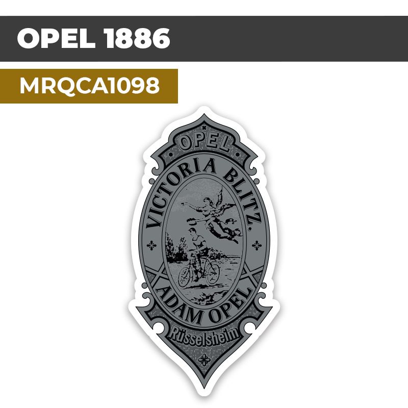 Autocollant OPEL 1886 | Stickers Logo 1886 | MRQCA1098