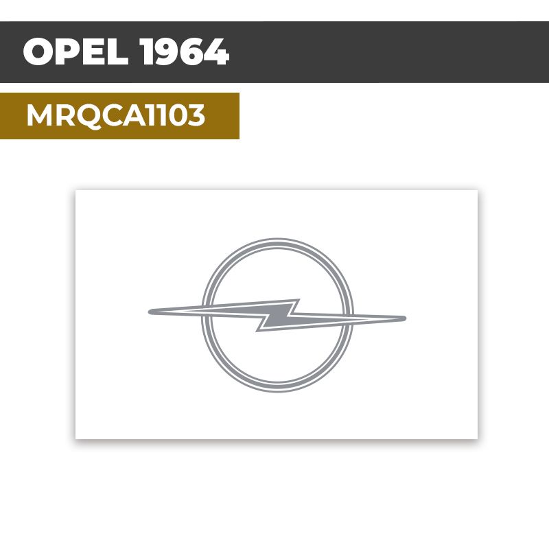 Autocollant OPEL 1964 | Stickers Logo 1964 | MRQCA1103