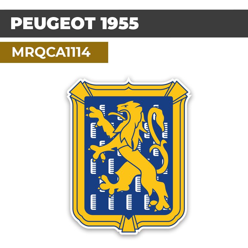 Autocollant PEUGEOT 1955 | Stickers Logo 1955 | MRQCA1114