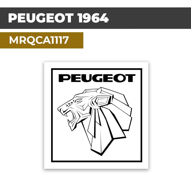 Autocollant PEUGEOT 1964 | Stickers Logo 1964 | MRQCA1117