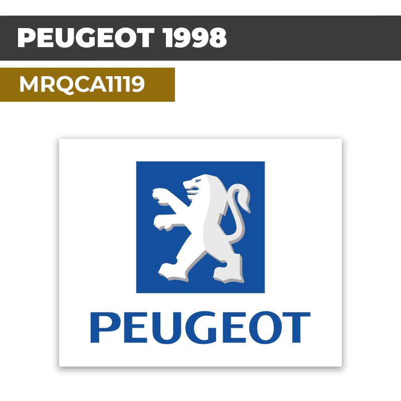 Autocollant PEUGEOT 1998 | Stickers Logo 1998 | MRQCA1119