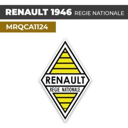 Autocollant RENAULT 1946 | Stickers Logo Régie Nationale 1946 | MRQCA1124